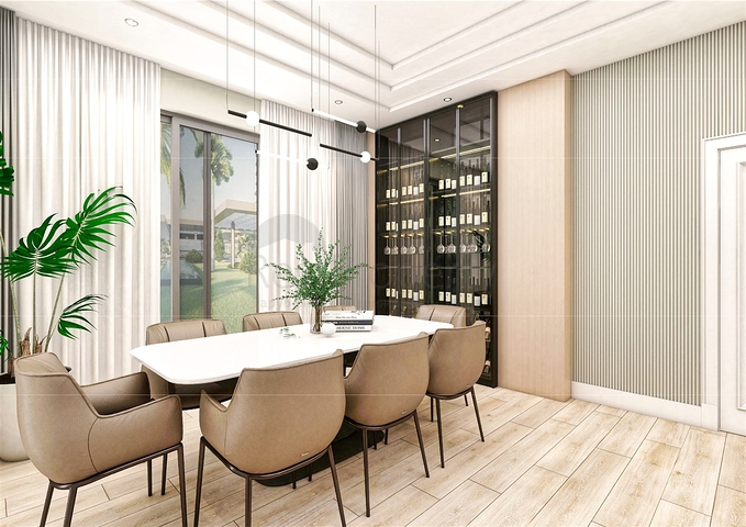 Вилла планировки 5+1 в микрорайоне Эрменек - Анталия