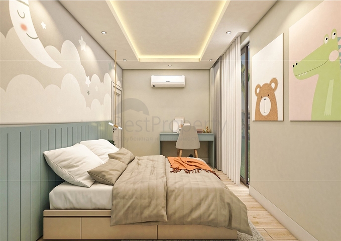 Вилла планировки 5+1 в микрорайоне Эрменек - Анталия