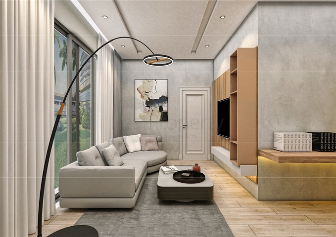 Вилла планировки 5+1 в микрорайоне Эрменек - Анталия