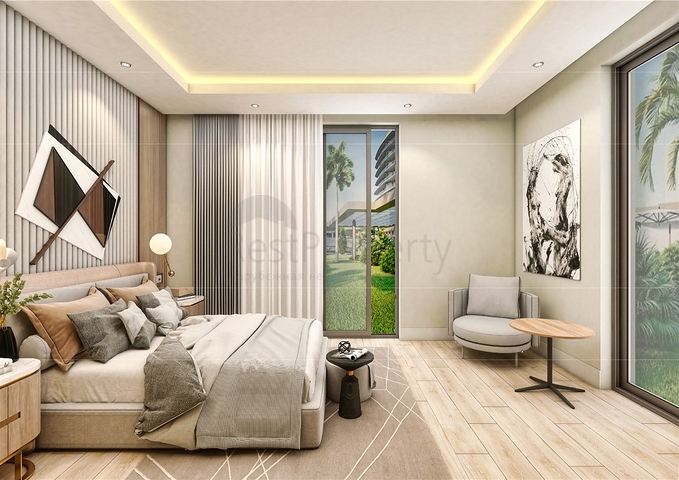 Вилла планировки 5+1 в микрорайоне Эрменек - Анталия