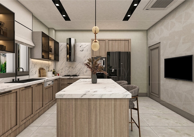 Вилла планировки 5+1 в микрорайоне Эрменек - Анталия