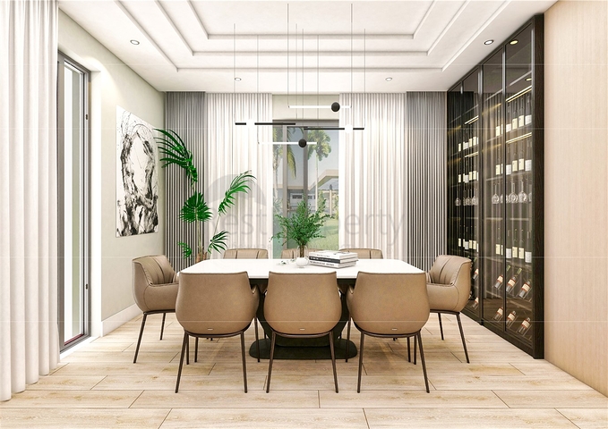 Вилла планировки 5+1 в микрорайоне Эрменек - Анталия