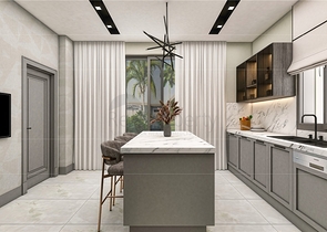 Вилла планировки 5+1 в микрорайоне Эрменек - Анталия