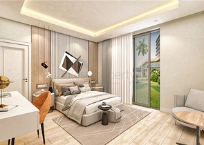 Вилла планировки 5+1 в микрорайоне Эрменек - Анталия