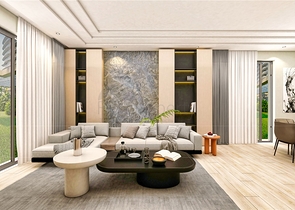 Вилла планировки 5+1 в микрорайоне Эрменек - Анталия