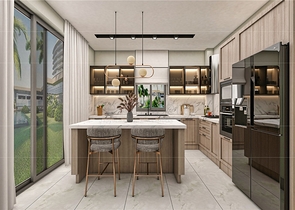 Вилла планировки 5+1 в микрорайоне Эрменек - Анталия