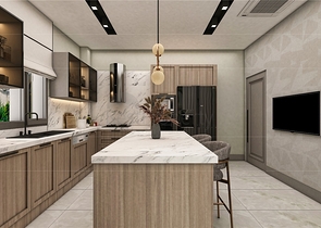 Вилла планировки 5+1 в микрорайоне Эрменек - Анталия