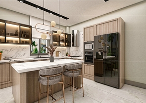 Вилла планировки 5+1 в микрорайоне Эрменек - Анталия