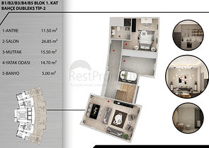Инвестиционный проект в районе Кепез - Анталия