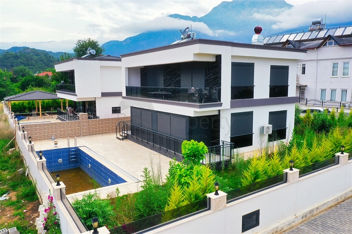 Вилла планировки 4+1 в микрорайоне Текирова - Анталия