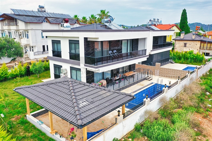 Вилла планировки 4+1 в микрорайоне Текирова - Анталия