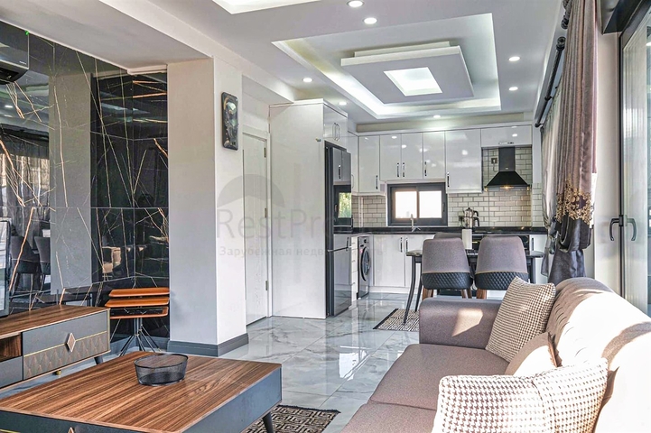 Вилла планировки 4+1 в микрорайоне Текирова - Анталия