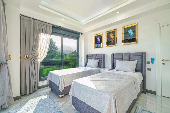 Вилла планировки 4+1 в микрорайоне Текирова - Анталия