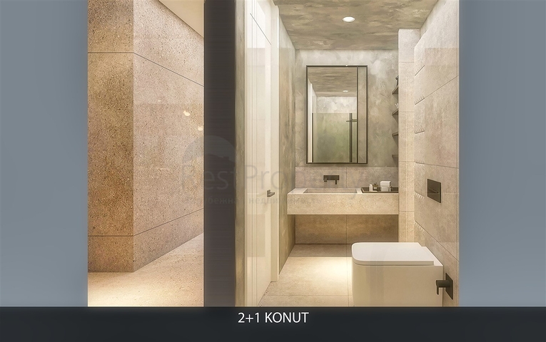 Квартира планировки 2+1 в районе Алтынташ - Анталия