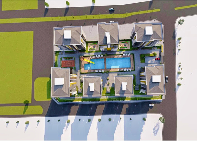 Квартиры планировки 2+1 , 3+1 и 4+1 в районе Кепез - Анталия