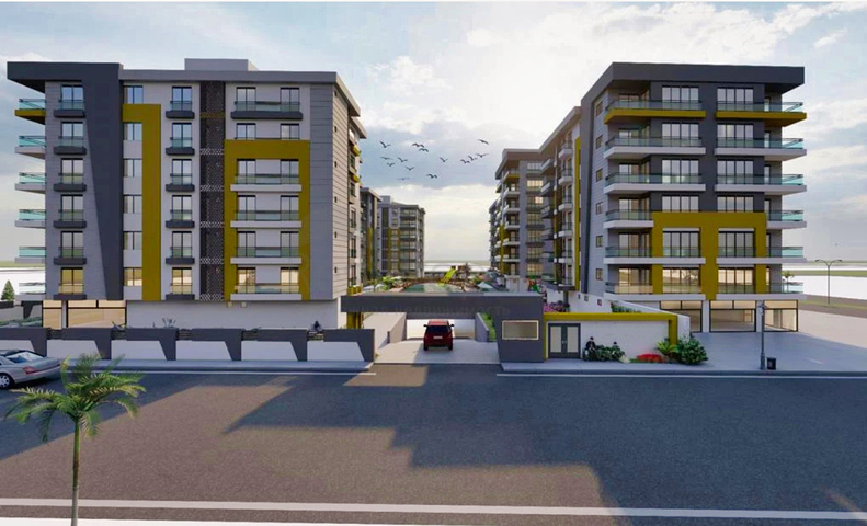 Квартиры планировки 2+1 , 3+1 и 4+1 в районе Кепез - Анталия