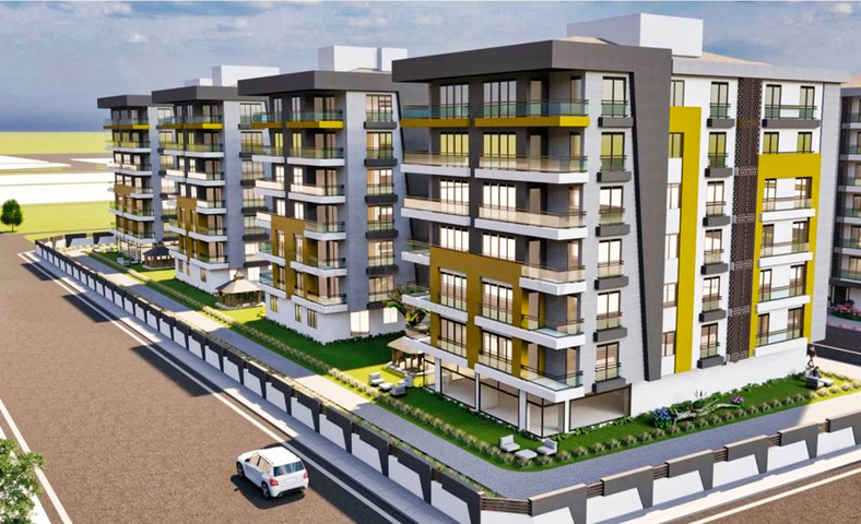 Квартиры планировки 2+1 , 3+1 и 4+1 в районе Кепез - Анталия