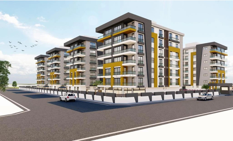 Квартиры планировки 2+1 , 3+1 и 4+1 в районе Кепез - Анталия