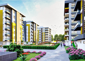 Квартиры планировки 2+1 , 3+1 и 4+1 в районе Кепез - Анталия