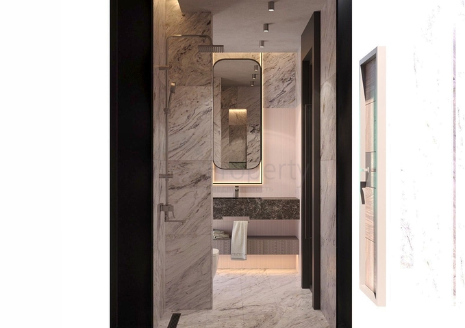 Вилла планировки 6+1 в микрорайоне Эрменек - Анталия