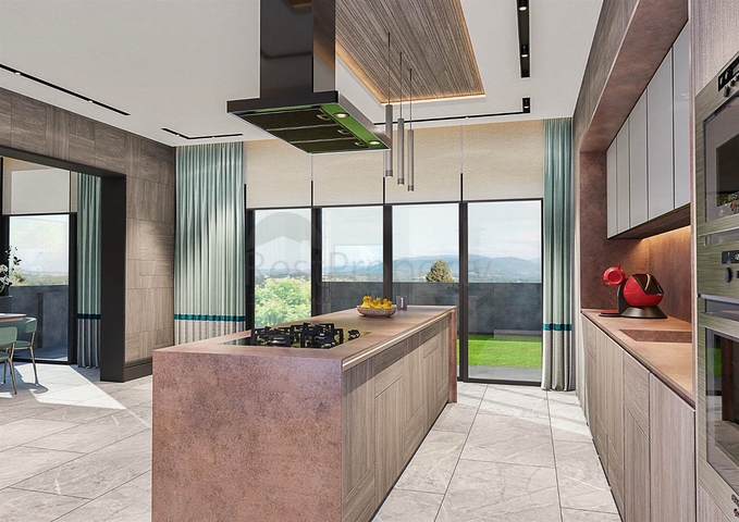 Вилла планировки 6+1 в микрорайоне Эрменек - Анталия