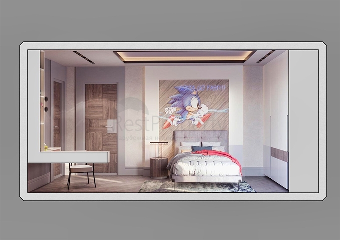 Вилла планировки 6+1 в микрорайоне Эрменек - Анталия