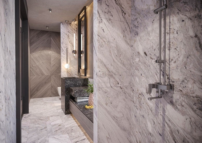 Вилла планировки 6+1 в микрорайоне Эрменек - Анталия