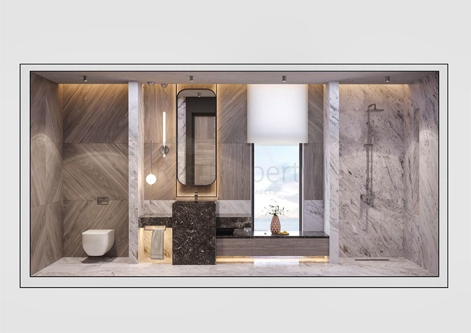 Вилла планировки 6+1 в микрорайоне Эрменек - Анталия