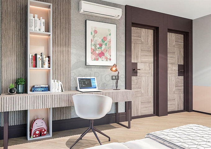 Вилла планировки 6+1 в микрорайоне Эрменек - Анталия