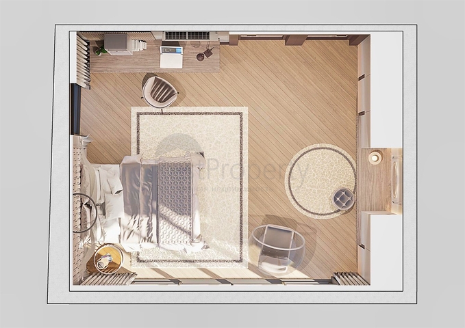 Вилла планировки 6+1 в микрорайоне Эрменек - Анталия