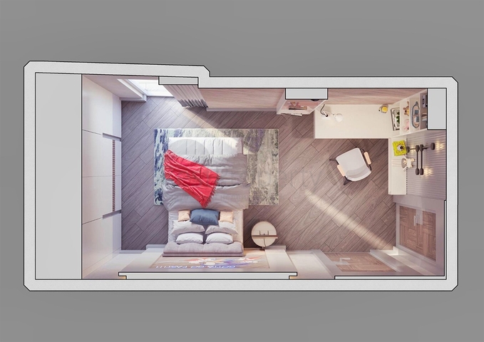 Вилла планировки 6+1 в микрорайоне Эрменек - Анталия