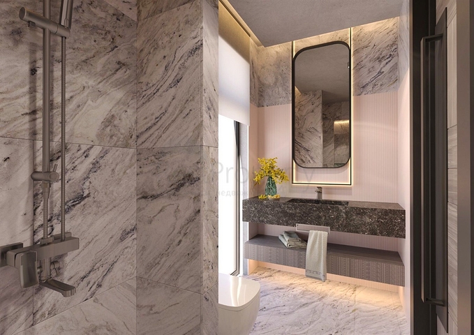 Вилла планировки 6+1 в микрорайоне Эрменек - Анталия