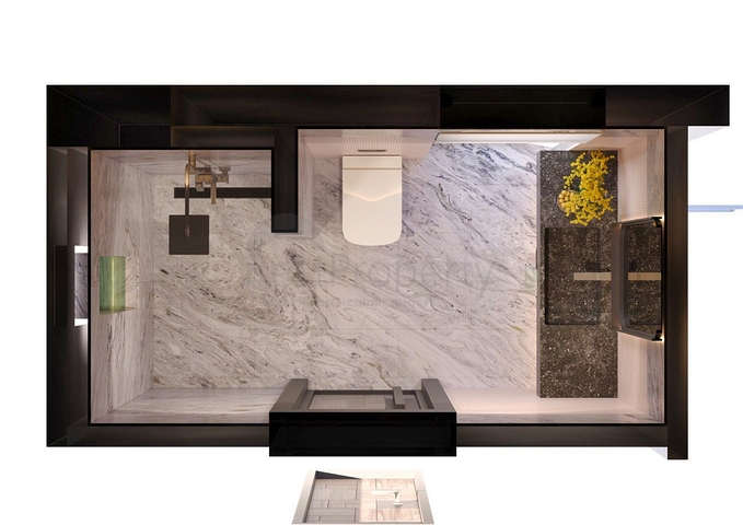 Вилла планировки 6+1 в микрорайоне Эрменек - Анталия