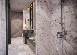 Вилла планировки 6+1 в микрорайоне Эрменек - Анталия