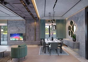 Вилла планировки 6+1 в микрорайоне Эрменек - Анталия