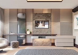 Вилла планировки 6+1 в микрорайоне Эрменек - Анталия