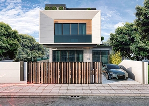 Вилла планировки 6+1 в микрорайоне Эрменек - Анталия