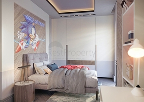 Вилла планировки 6+1 в микрорайоне Эрменек - Анталия