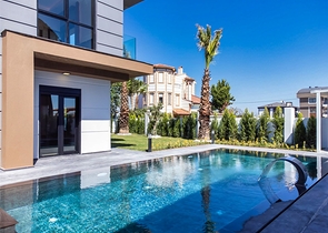 Вилла планировки 6+1 в районе Дошемеалты - Анталия