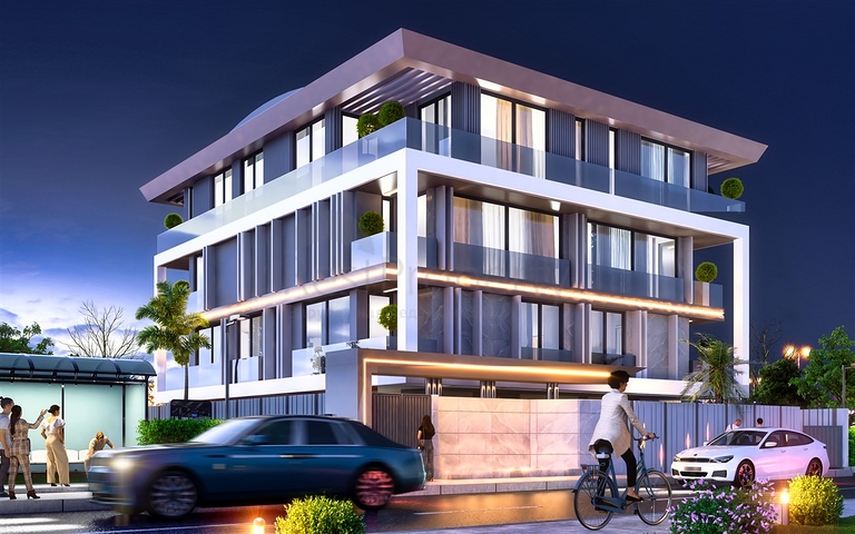 Квартиры планировки 1+1 , 2+1 и 3+1 в микрорайоне Шириньялы - Анталия 