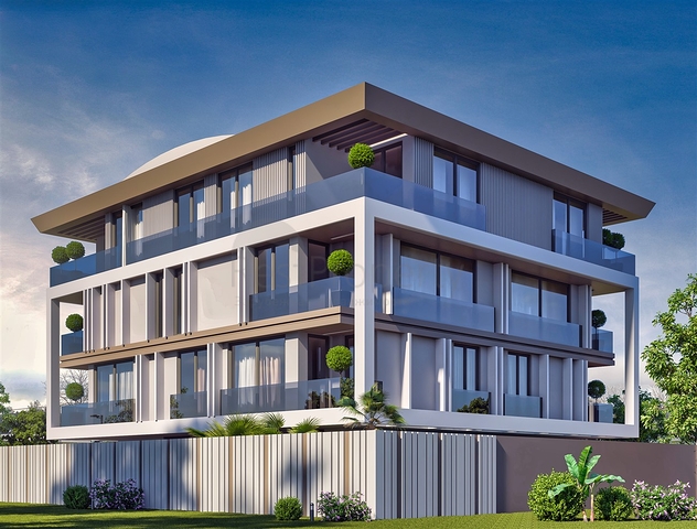 Квартиры планировки 1+1 , 2+1 и 3+1 в микрорайоне Шириньялы - Анталия 