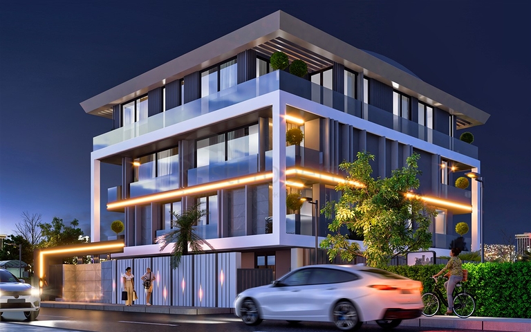 Квартиры планировки 1+1 , 2+1 и 3+1 в микрорайоне Шириньялы - Анталия 