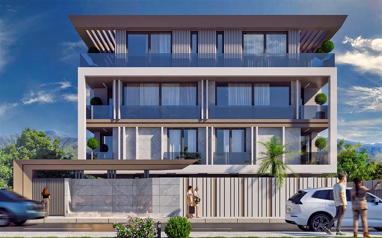 Квартиры планировки 1+1 , 2+1 и 3+1 в микрорайоне Шириньялы - Анталия 