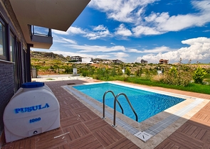 Вилла планировки 3+1 в микрорайоне Кемерагзы - Анталия