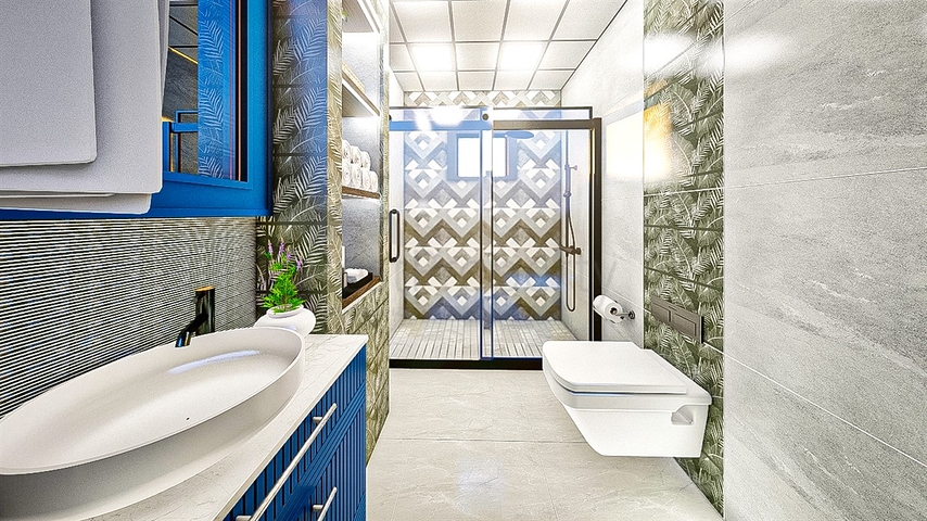 Квартира планировки 1+1 в районе Кепез - Анталия