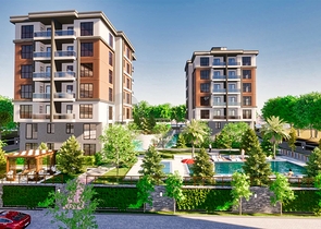 Квартира планировки 1+1 в районе Кепез - Анталия