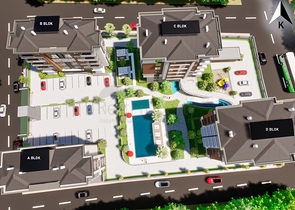 Квартира планировки 1+1 в районе Кепез - Анталия