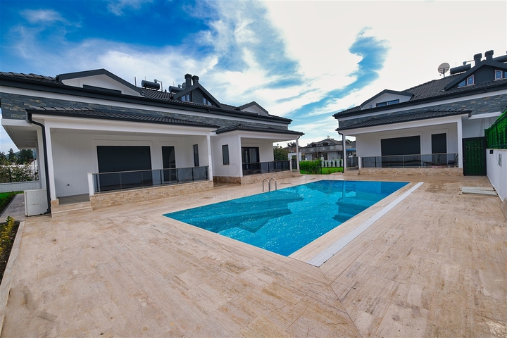 Вилла планировки 3+1 в районе Кемер - Анталия