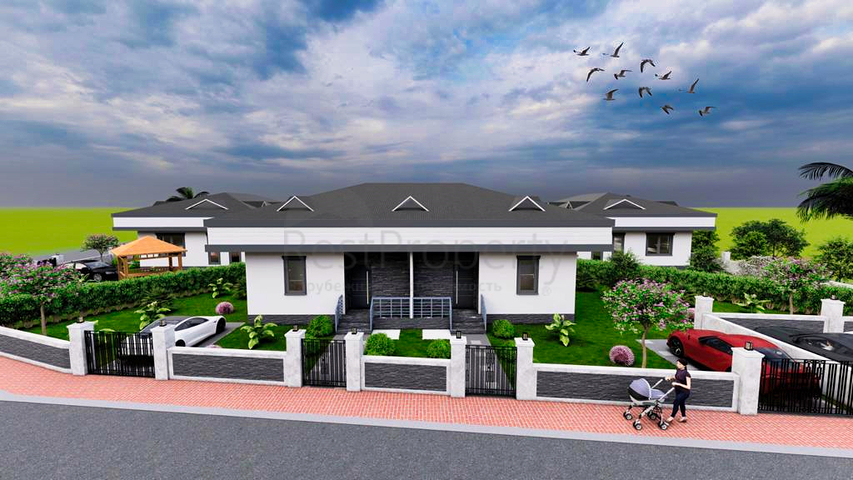 Вилла планировки 3+1 в районе Кемер - Анталия