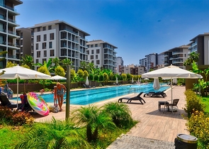 Квартира планировки 3+1 в микрорайоне Гюрсу - Анталия